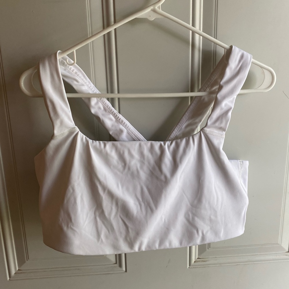 Offline by Aerie White Medium Support Sports Bra